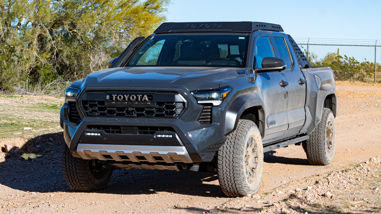 2026 Toyota Tacoma Trailhunter on dirt