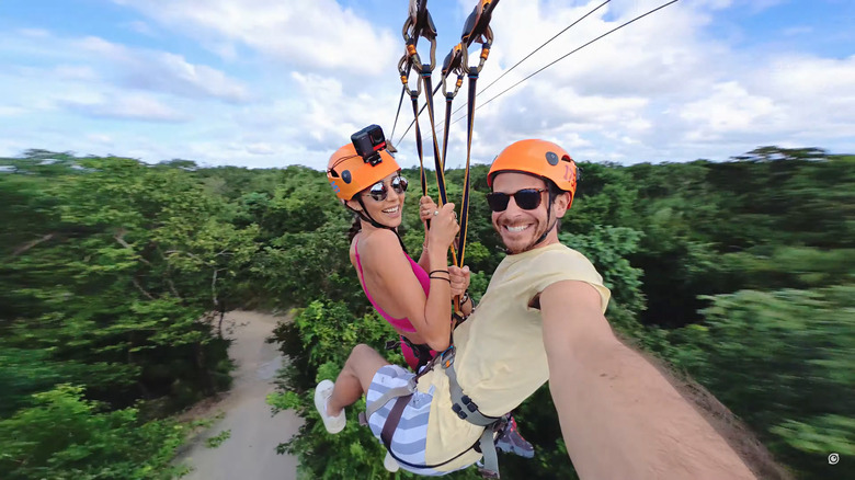 Couple using Insta360 One RS
