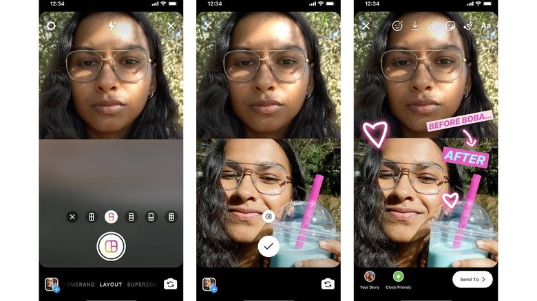 Instagram Integrates Layout To Take Multiple Photos In One Story ...