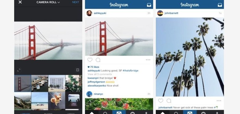 Instagram stops being a square, supports landscape & vertical photos