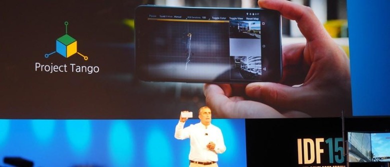 Intel Google Project Tango phone