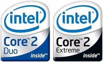 Intel Core 2 Duo Logos