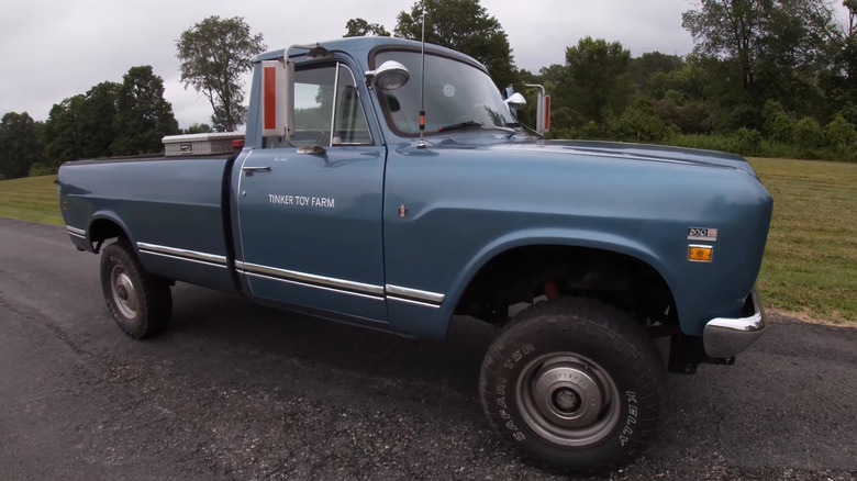 International Harvester pick up on road