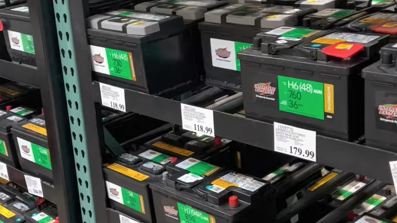 Interstate batteries for sale at Costco