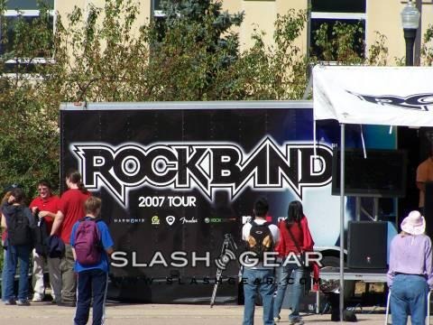 Rock Band tour bus