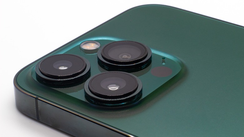 Green iPhone rear cameras
