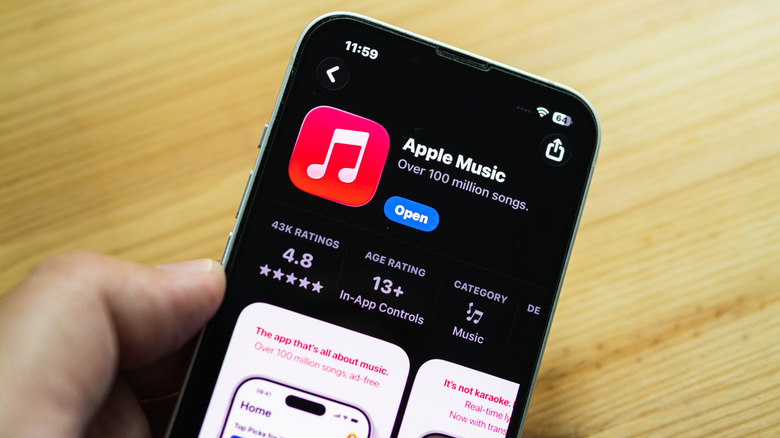 Apple Music app on the iOS App Store