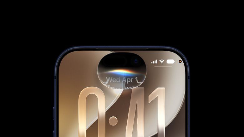 The new Siri icon on iOS 27, black background