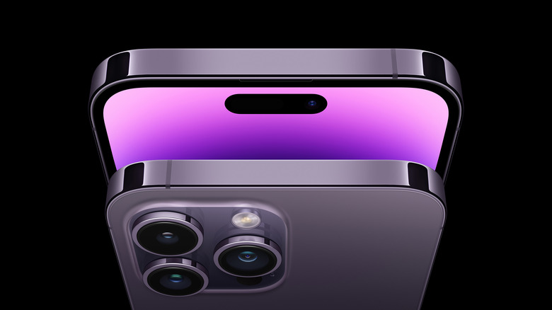 iPhone 14 Pro in purple