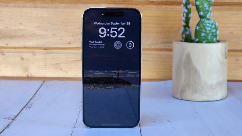 iPhone 14 Pro on a table