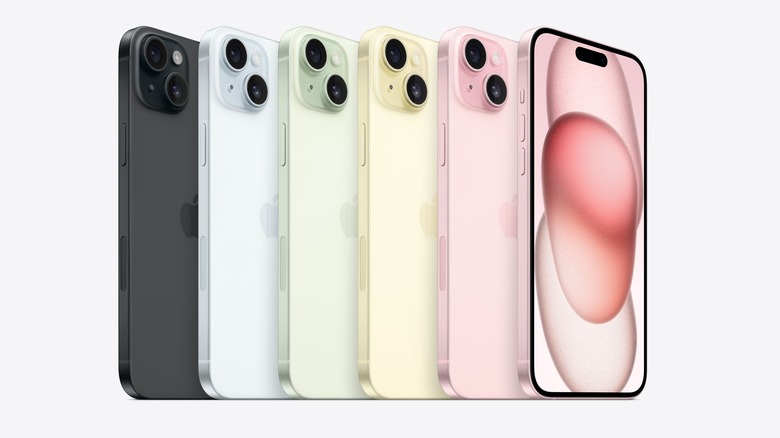 iPhone 15 in five new colors