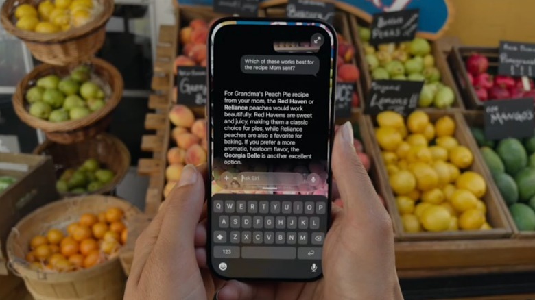 iPhone 18 Pro with Siri creating recipe