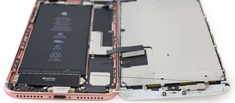 iPhone 7 Plus teardown: fake speaker, bigger Taptic Engine, longer battery