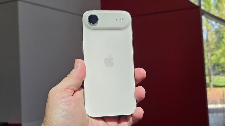 iPhone Air on a table