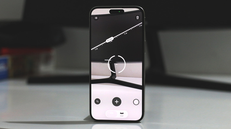 Measure app on an iPhone