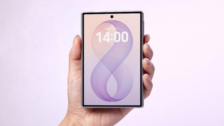 A person holding the Z Fold 8