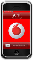 Vodafone iPhone mockup