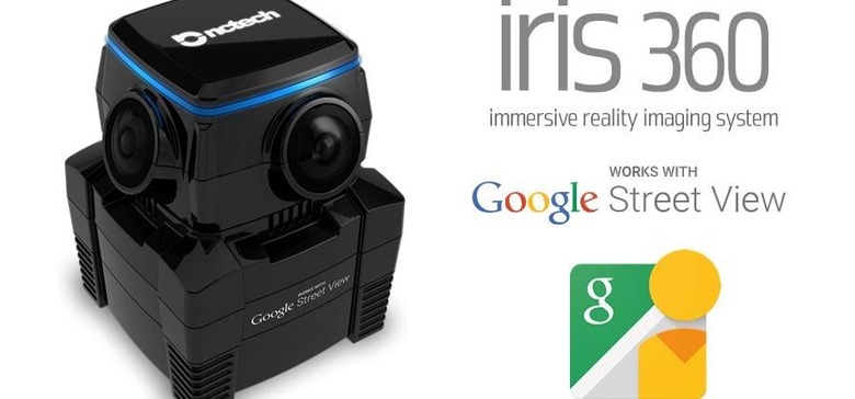 iris360 is a 360-degree camera that connects with Google Street View