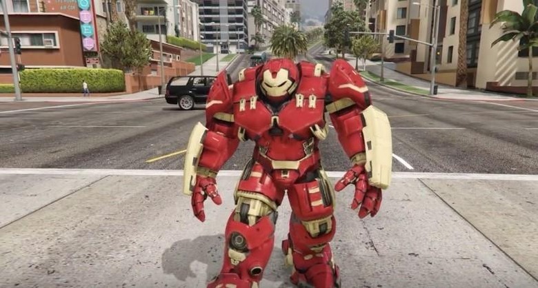 Iron Man's Hulkbuster comes to Grand Theft Auto 5 via mod