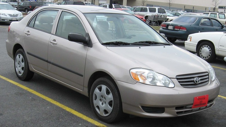 2003 Toyota Corolla in a parking lot