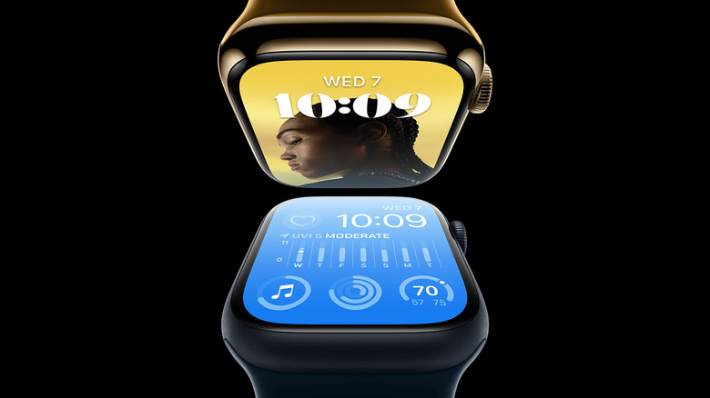 Promotional image of the Apple Watch Series 8