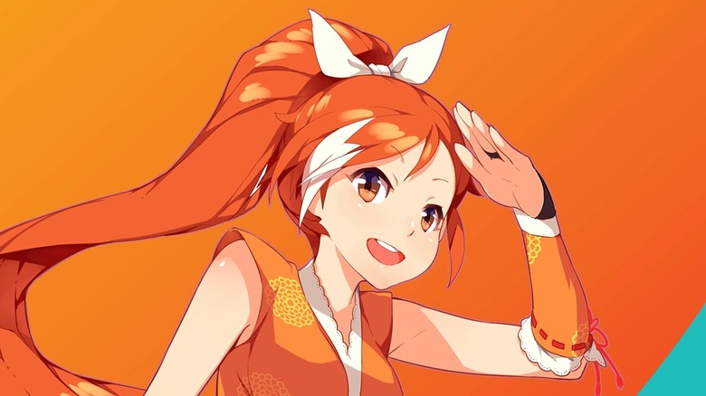 Hime saluting