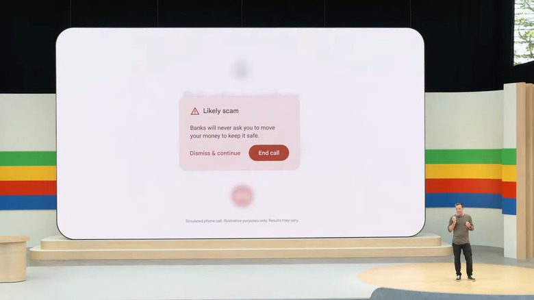 Google representative demoes new AI features