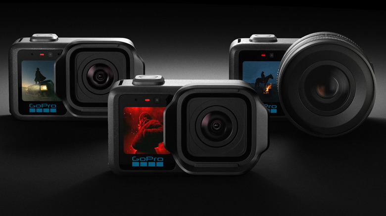 A look at three GoPro Mission 1 series cameras side-by-side