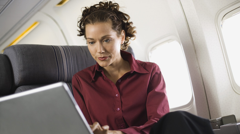 Person using laptop
