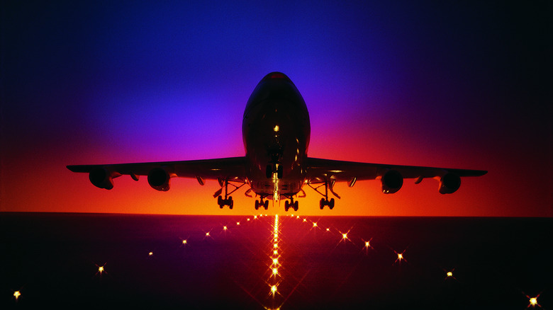 Airplane taking off