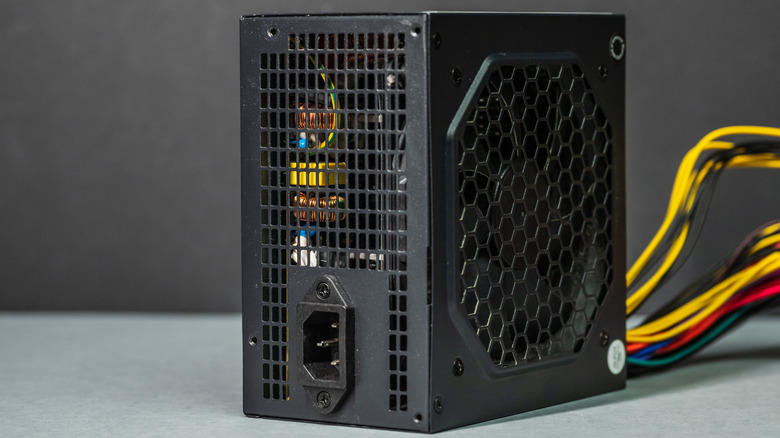 A used PSU with connector wires