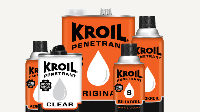 Kroil products on display