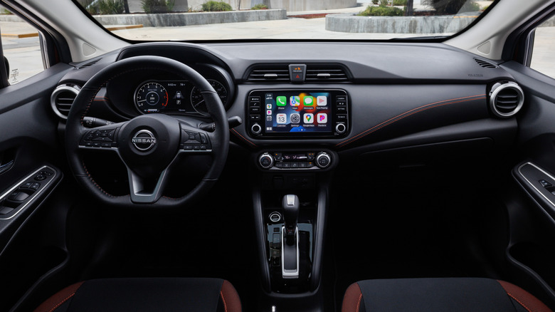 The interior of a 2025 Nissan Versa