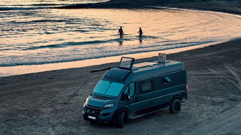 Ram ProMaster on beach