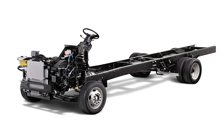 Ford stripped chassis with Triton V10