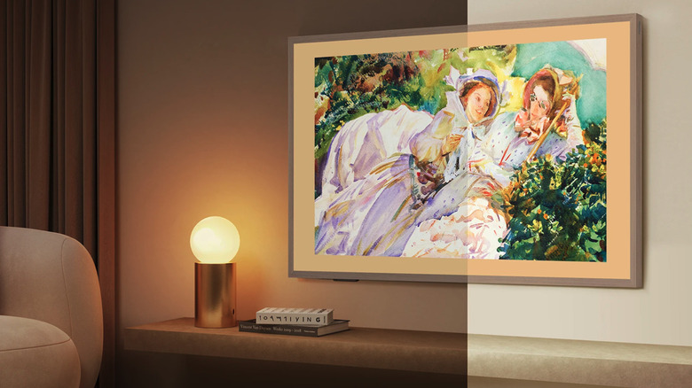 Hisense Canvas TV RGB light sensor