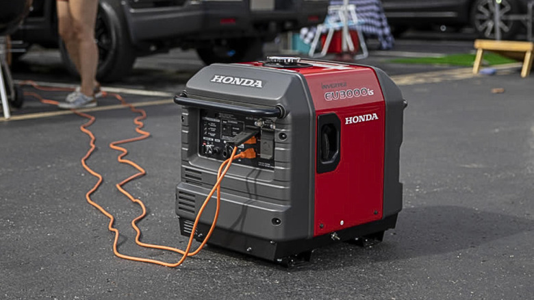 The Honda EU3000iS power generator