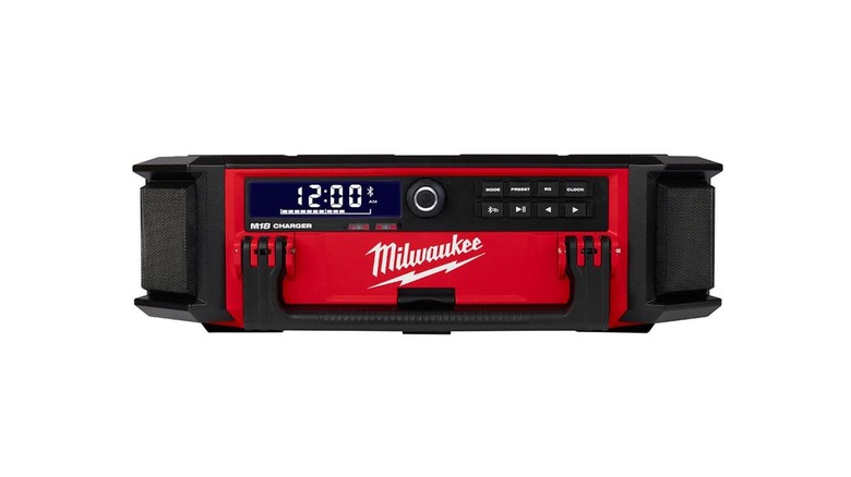Milwaukee Packout Radio on white background