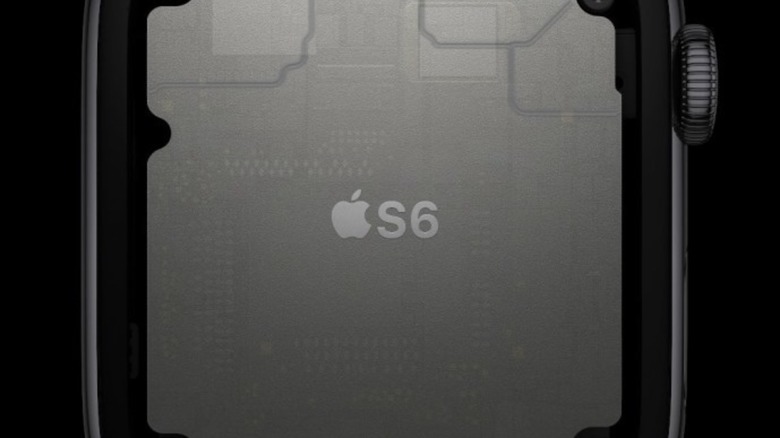 Apple Watch SiP chip logo
