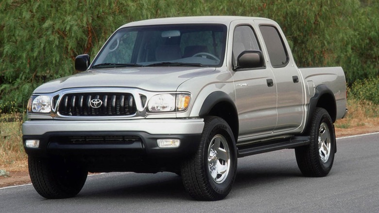 Silver 2002 Toyota Tacoma