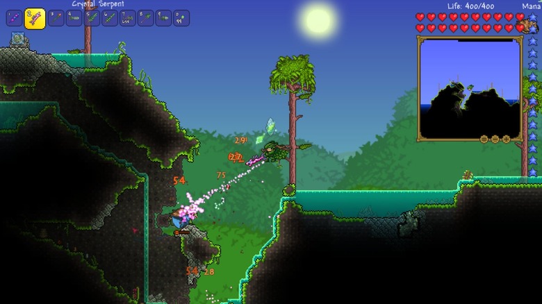 A screenshot from Terraria