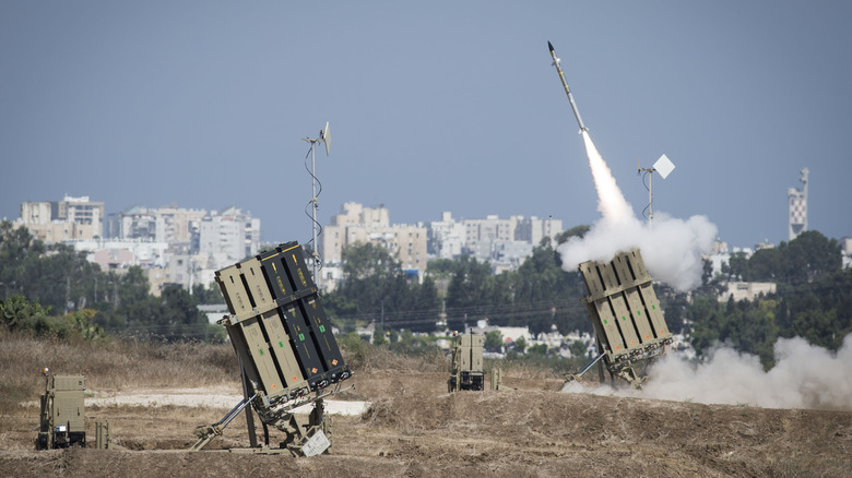 Iron Dome system in action
