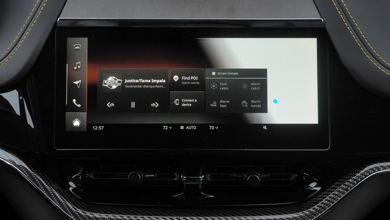 infotainment touchscreen