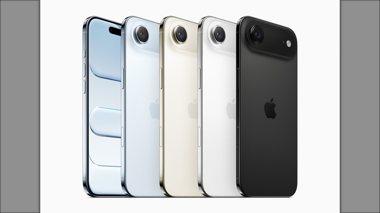 Several iPhone Air phones