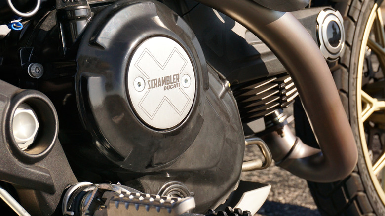 2025 Ducati Scrambler Full Throttle engine cover