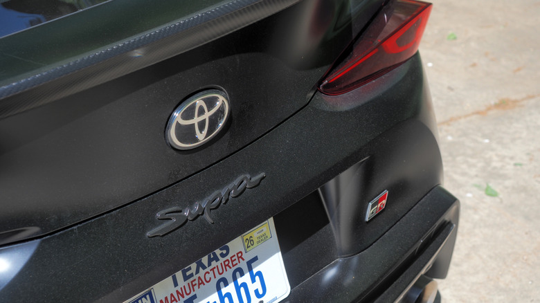 2026 Toyota GR Supra rear detail