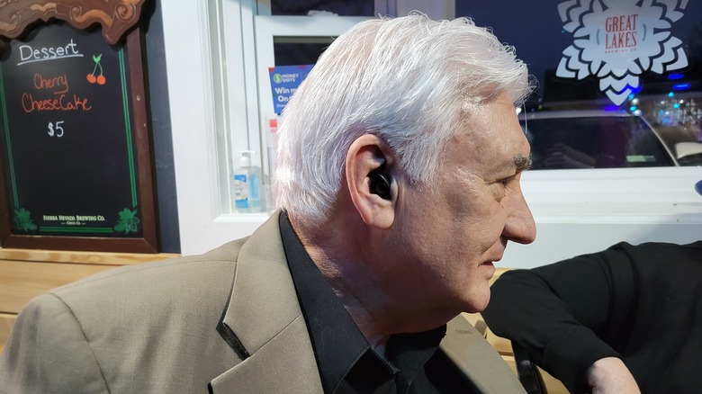 Man Wearing Jabra Enhance