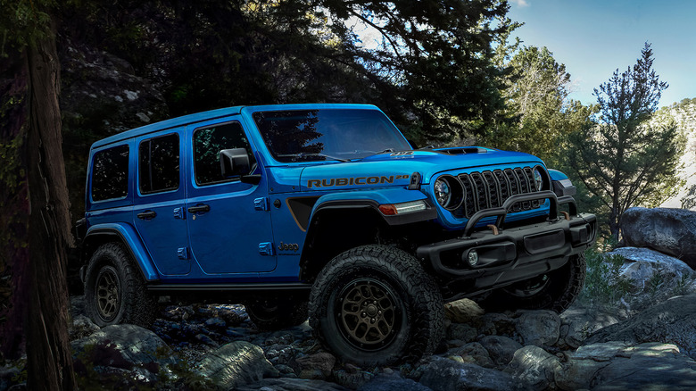 Wrangler Rubicon 20th anniversary off-roading