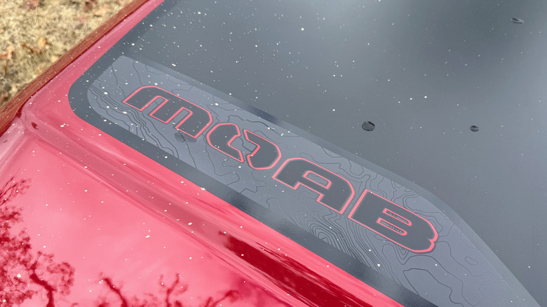 2026 Jeep Recon Moab hood decal