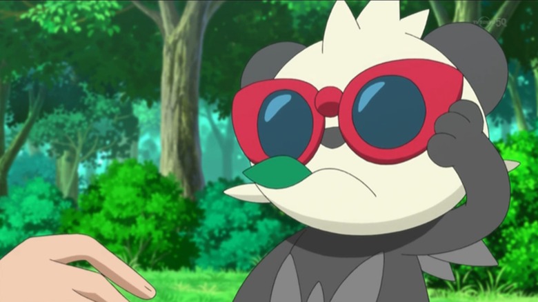 Pancham wearing sunglasses